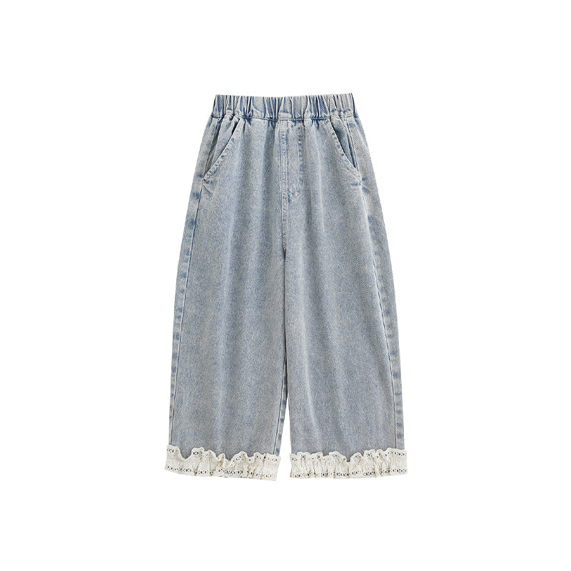 גי׳נס בהיר עם תחרת מלמלה