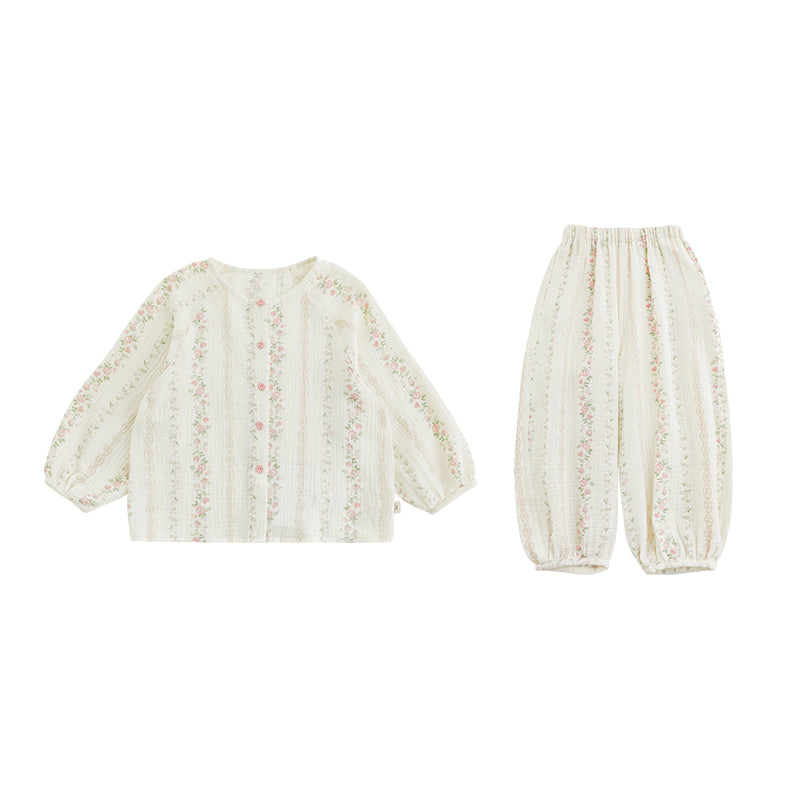 סט טטרא עם הדפס פרחים - 100% כותנה